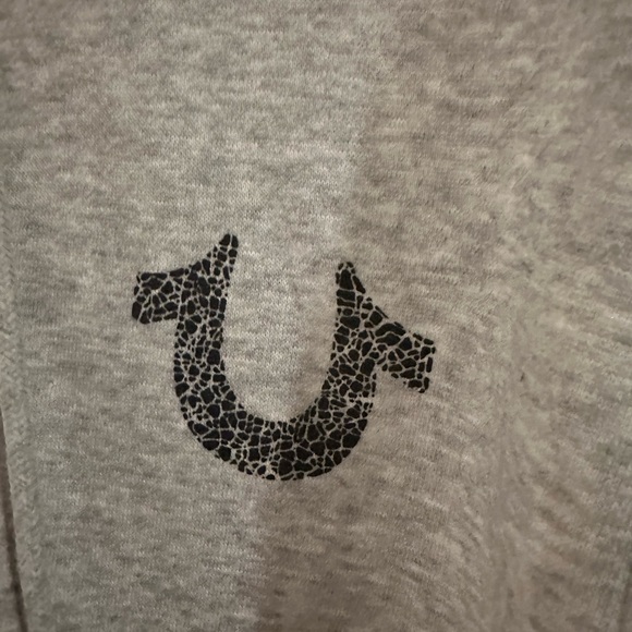 True Religion Limited edition gray zipper hoodie - Picture 4 of 6